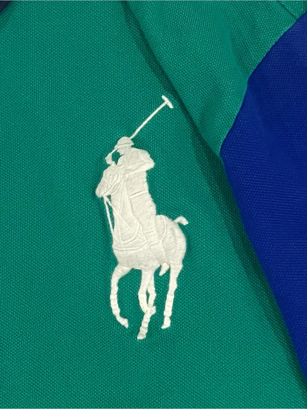 Polo Ralph Lauren Colorblock Big Pony Pique Polo Player Shirt Men’s Size 2XL